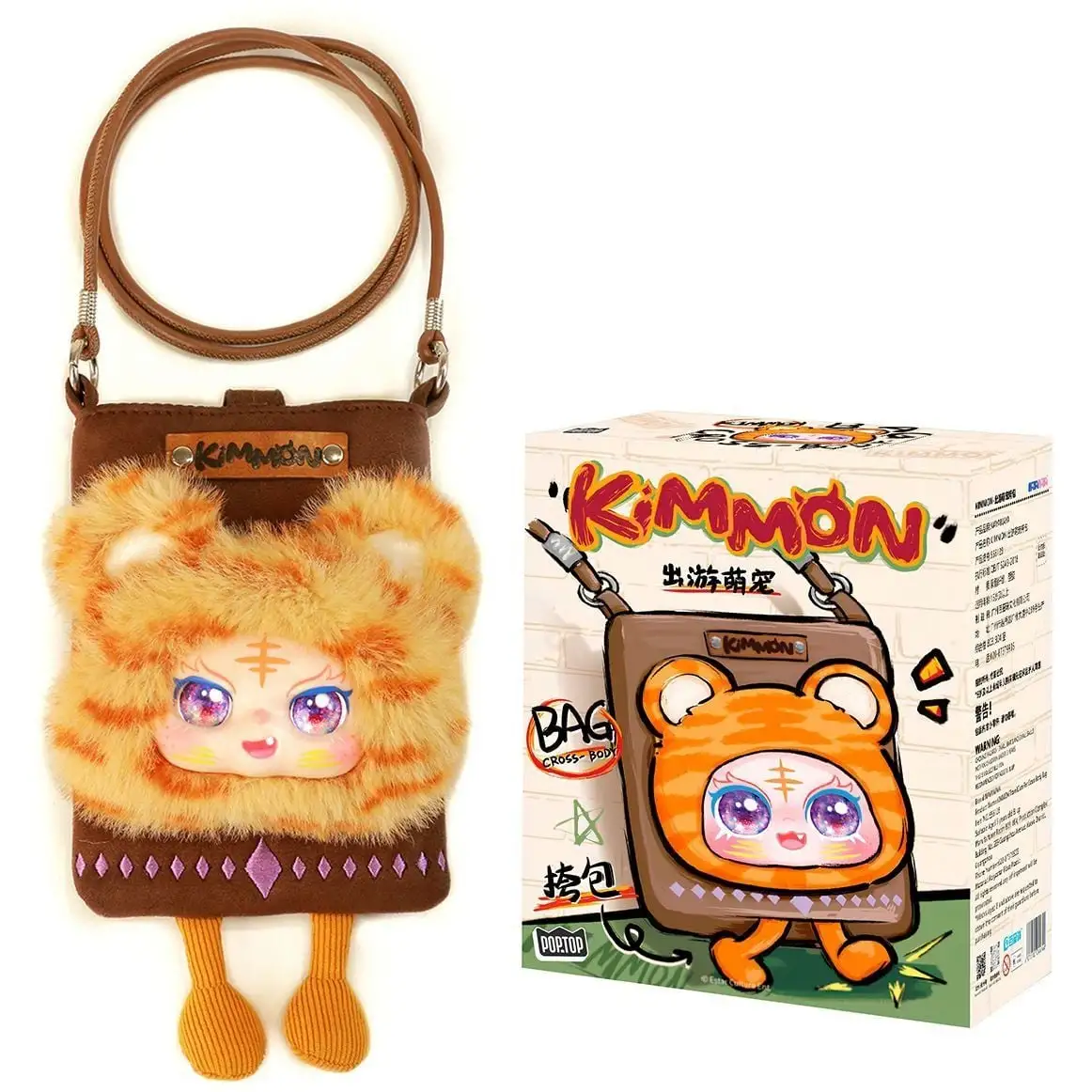 Крос-боді сумка POP TOP Kimmon - МАНДРІВНІ ТВАРИНКИ (у дисп., в ас.)