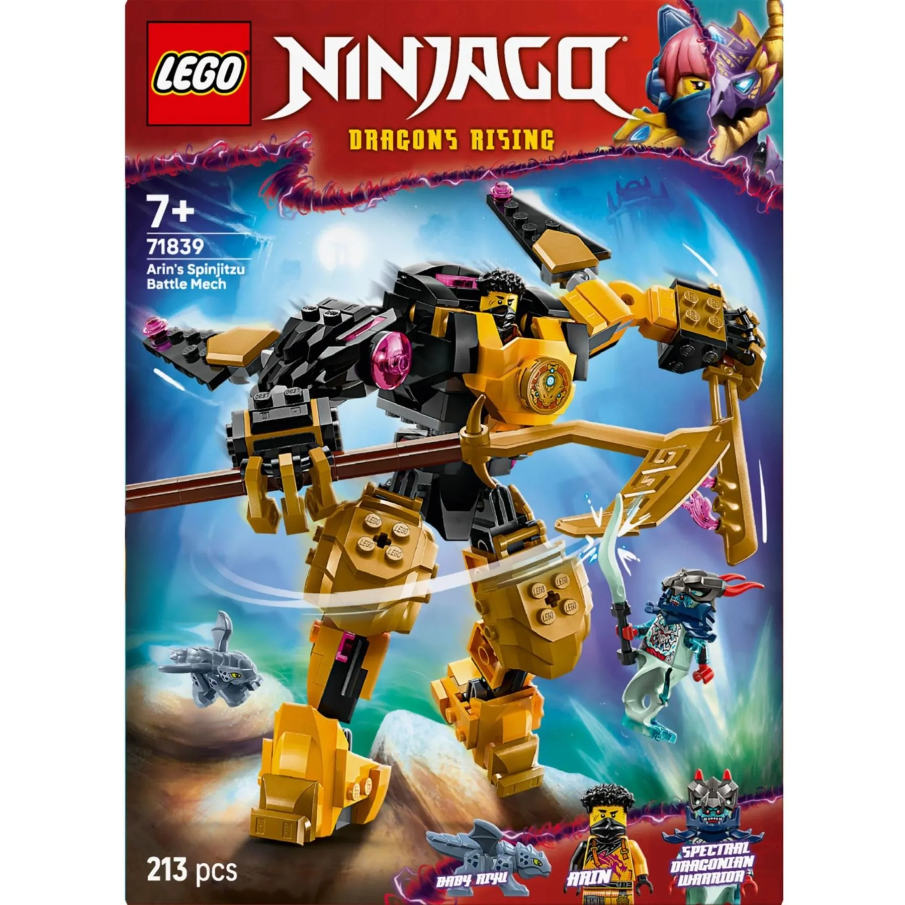 Конструктор Бойовий робот Арін Спін-джитсу LEGO NINJAGO