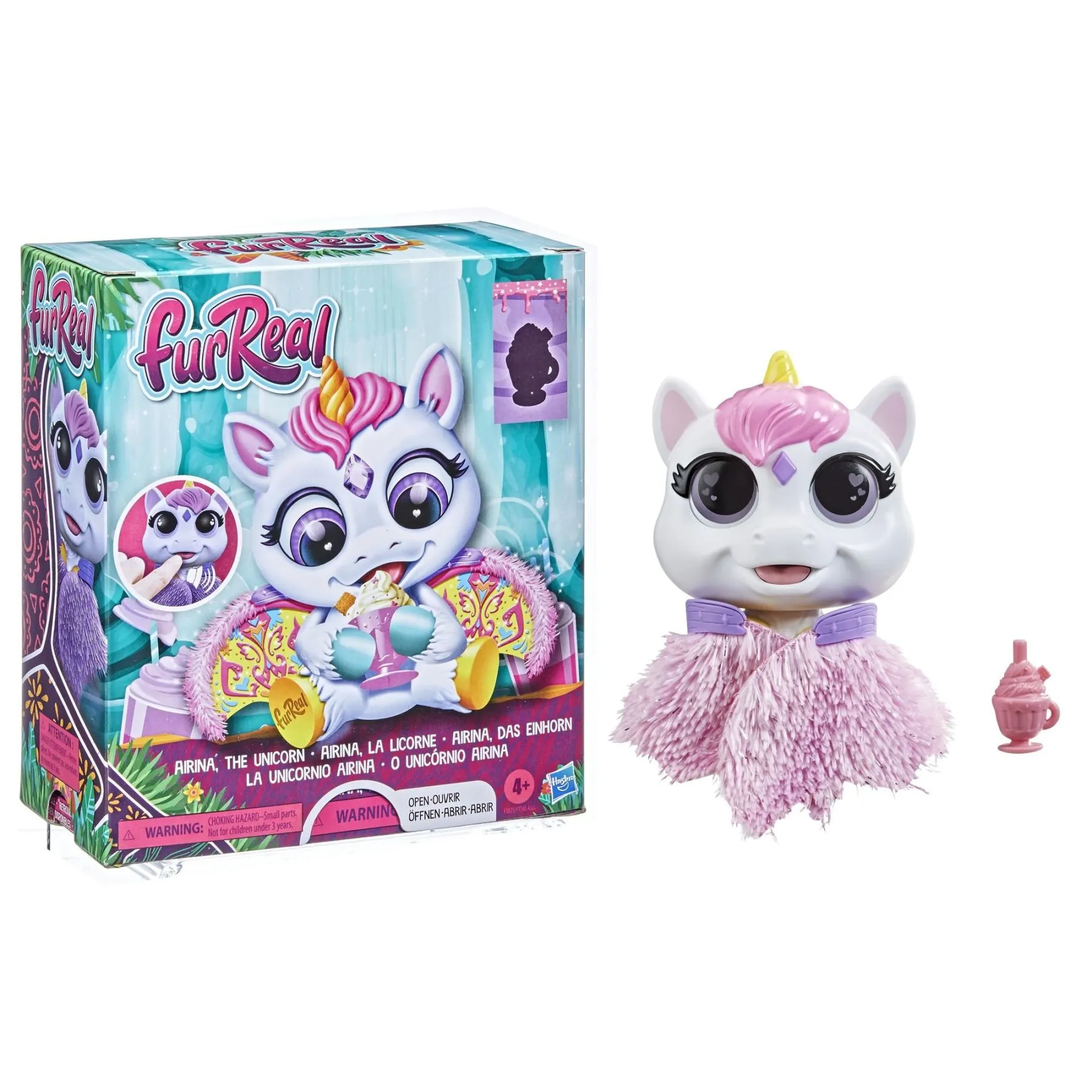 Іграшка м&#039;яка, інтерактивна &quot;Фантазійне годування&quot; серії &quot;FRF&quot; - Airina The Unicorn