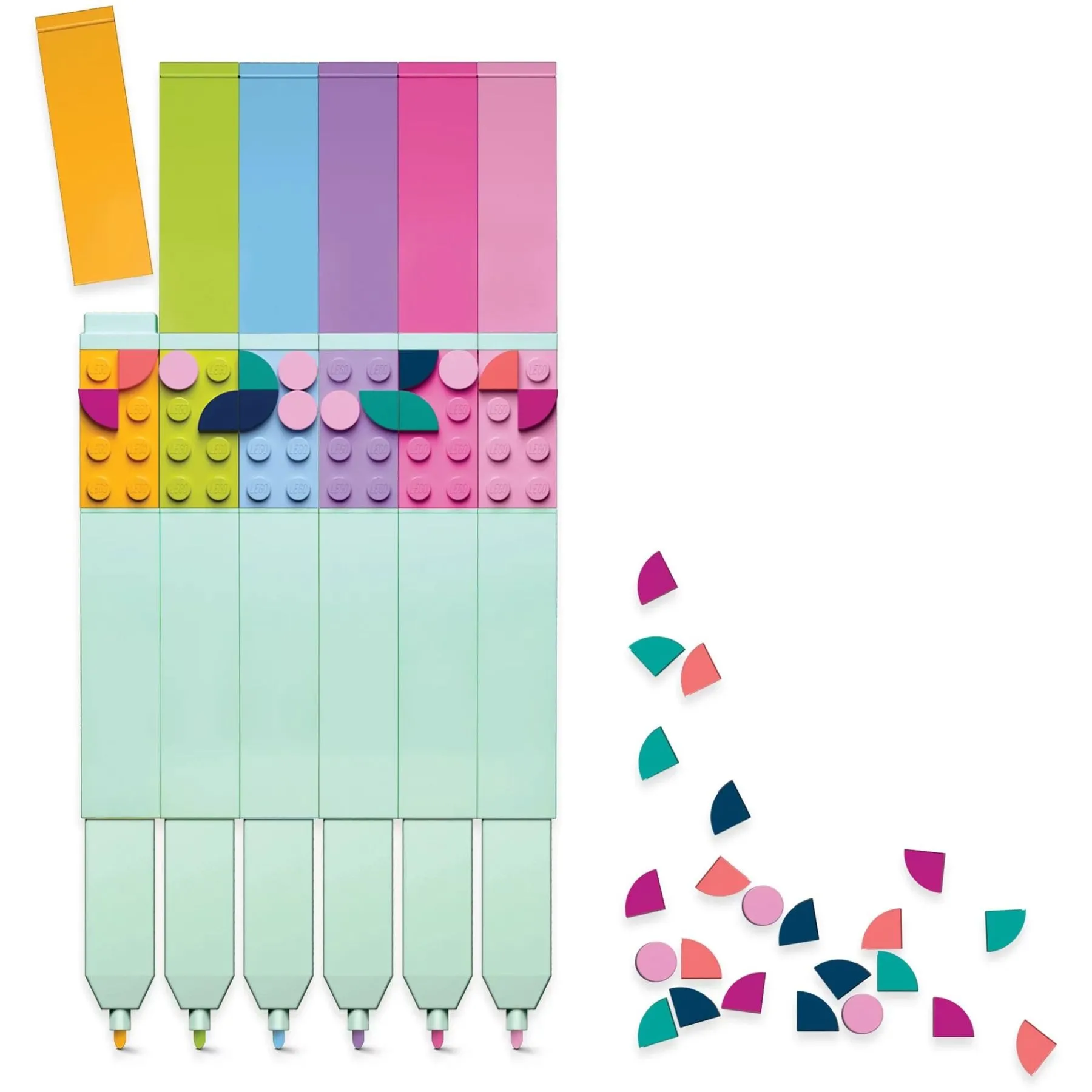LEGO DOTS, Фломастери, 6шт + 40 деталей