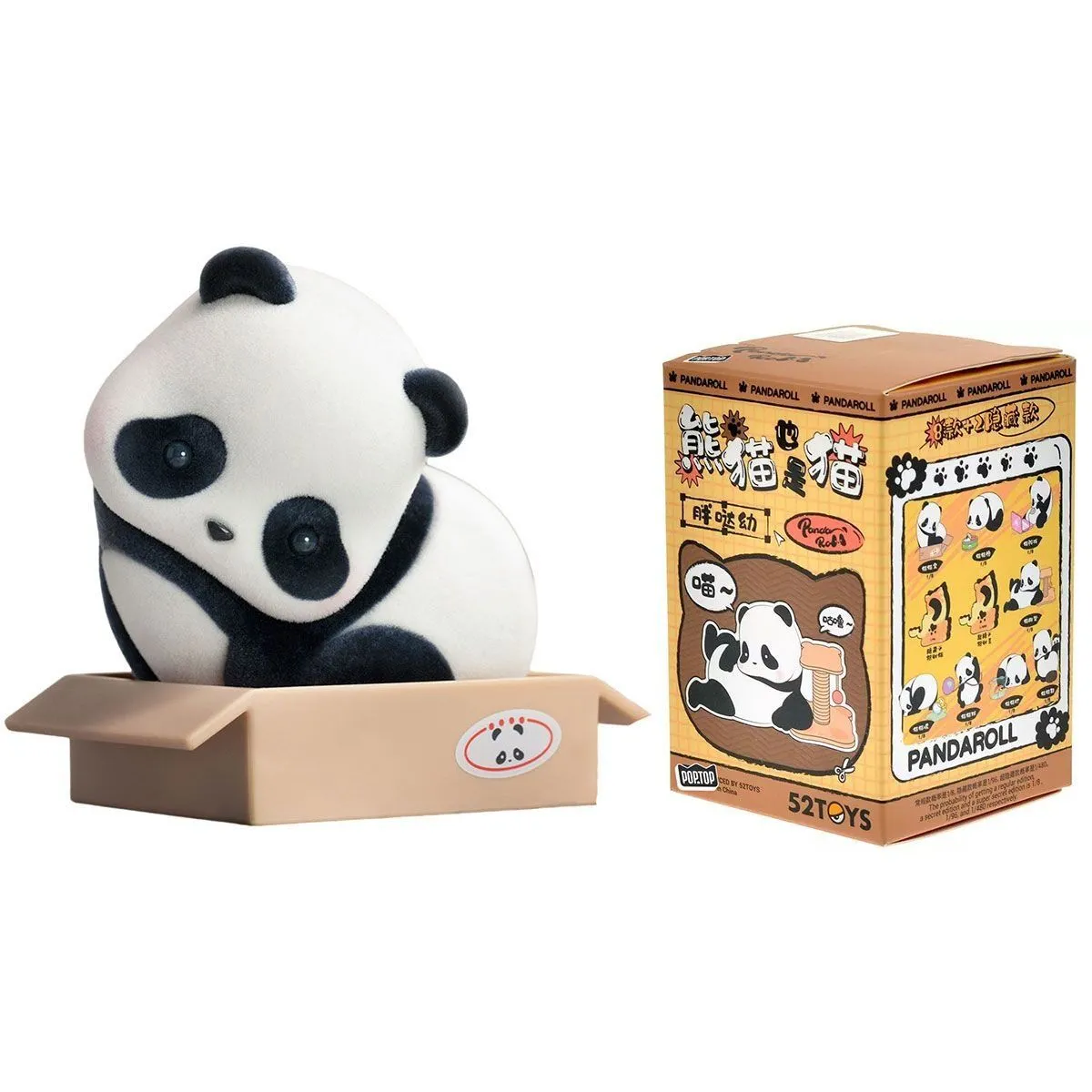 Колекційна фігурка POP TOP 52Toys серії "Panda Roll" - МЯВ ПАНДИ (у дисп., в ас.)