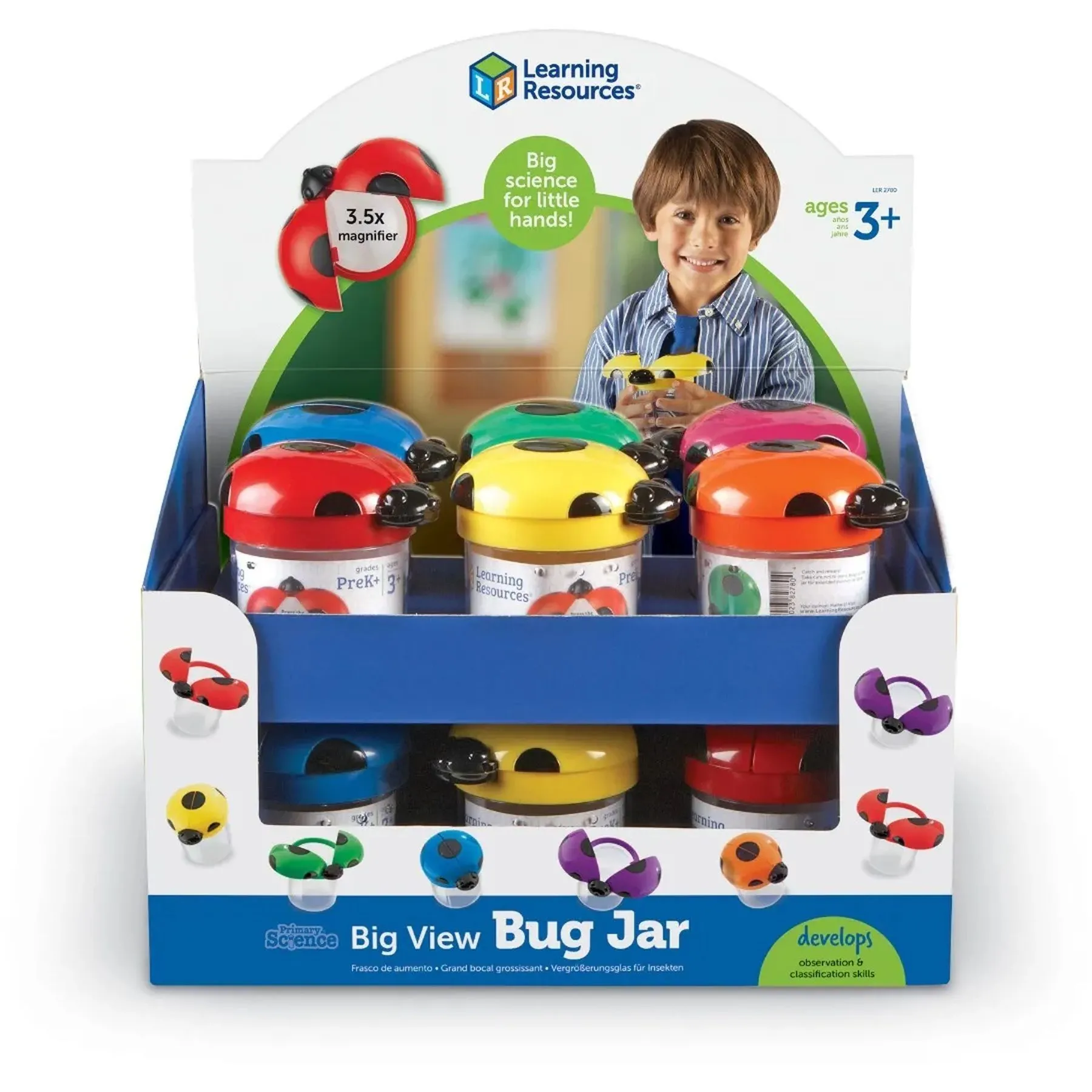 Набір ємностей для спостереження за комахами LEARNING RESOURCES серії &quot;Primary Science^ - Сонечка Learning Resources
