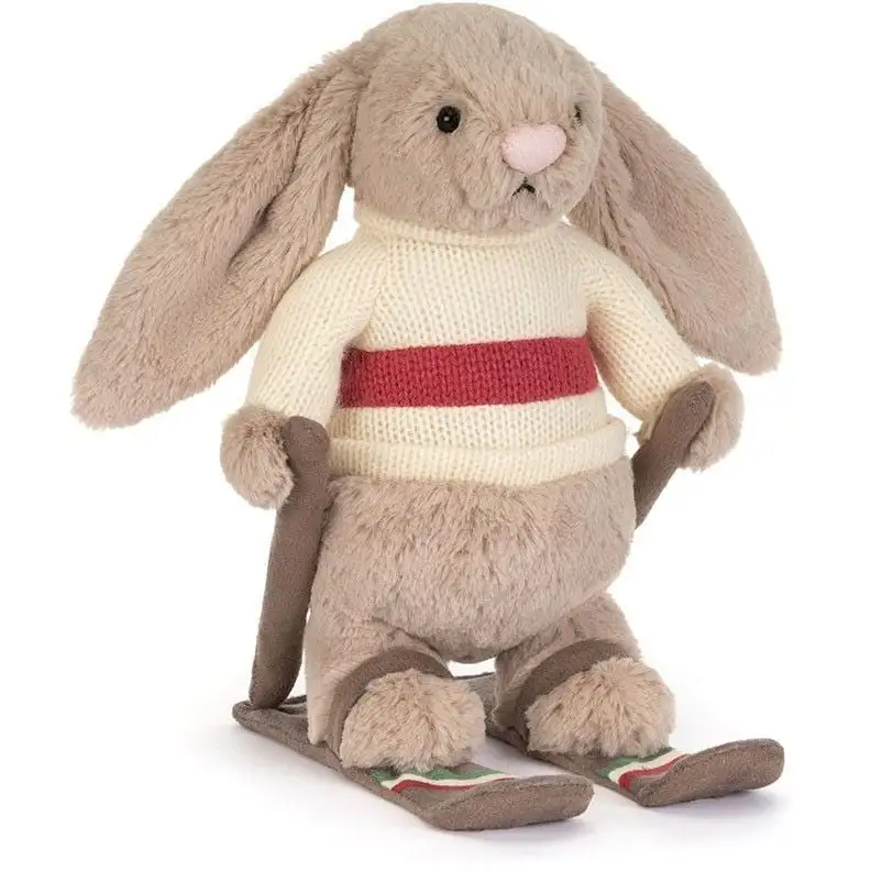 Jellycat м'яка іграшка Забавний  Bunny в лижному костюмі арт. BAS3BSK