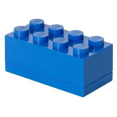 Восьмиточковий яскраво-синій міні-бокс для зберігання Х8 Lego