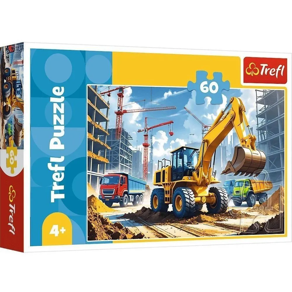 74069 Trefl Пазли "60" Екскаватор-навантажувач трактор