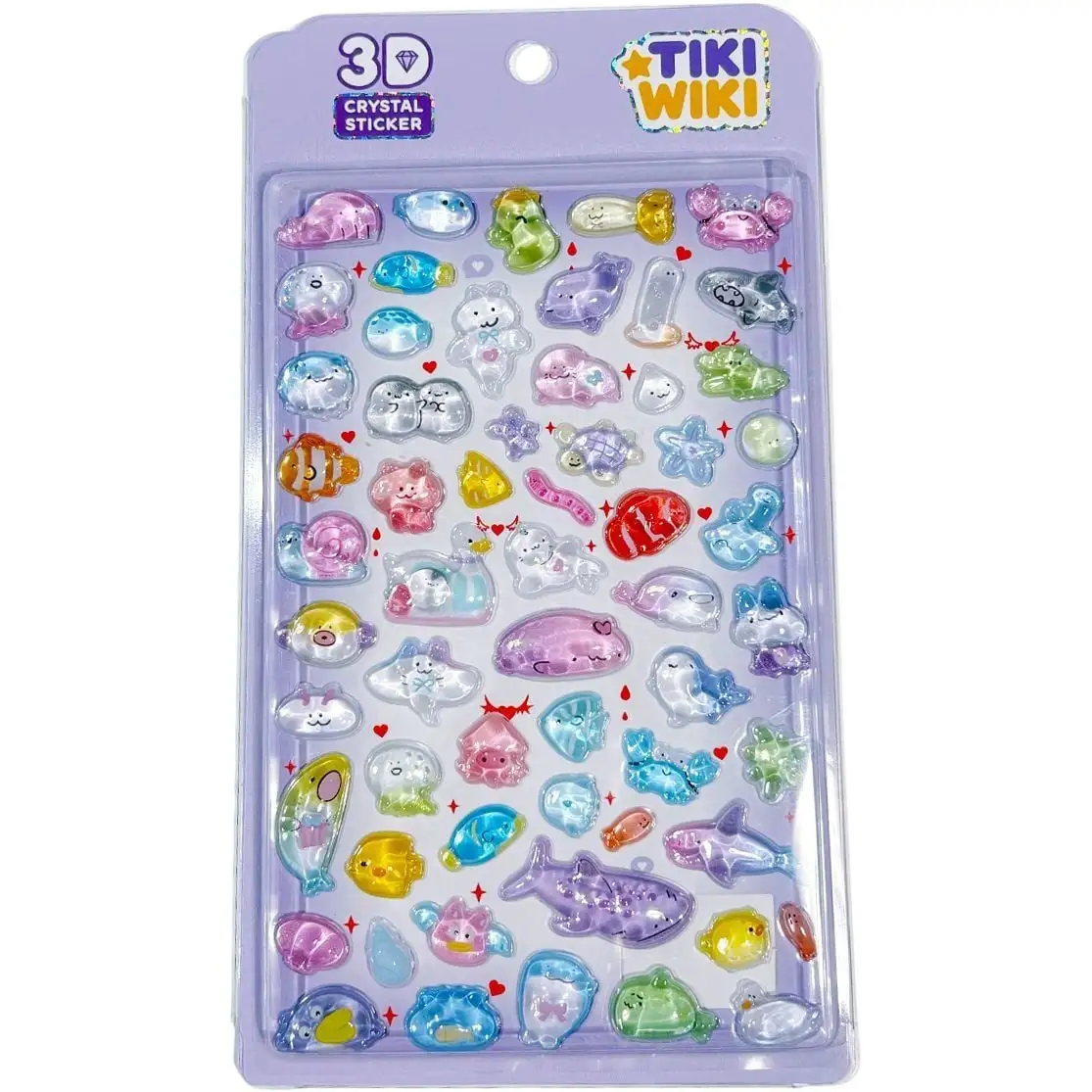 Набір 3D-наліпок TIKI WIKI серії "Crystal"  ТІКІ МОРЕ