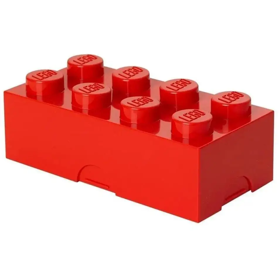 Восьмиточковий червоний бокс для зберігання Х8 Lego Room