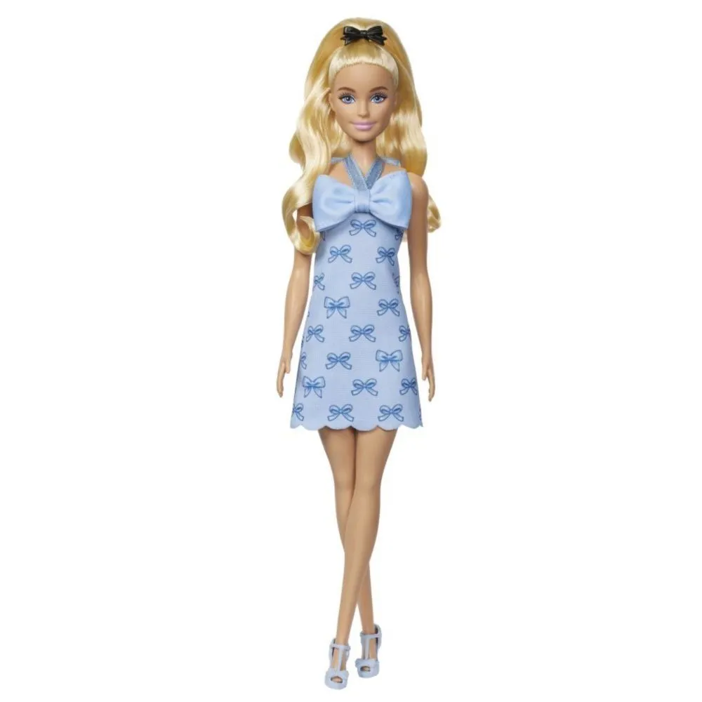 Лялька Barbie "Модниця"  блакитні бантики