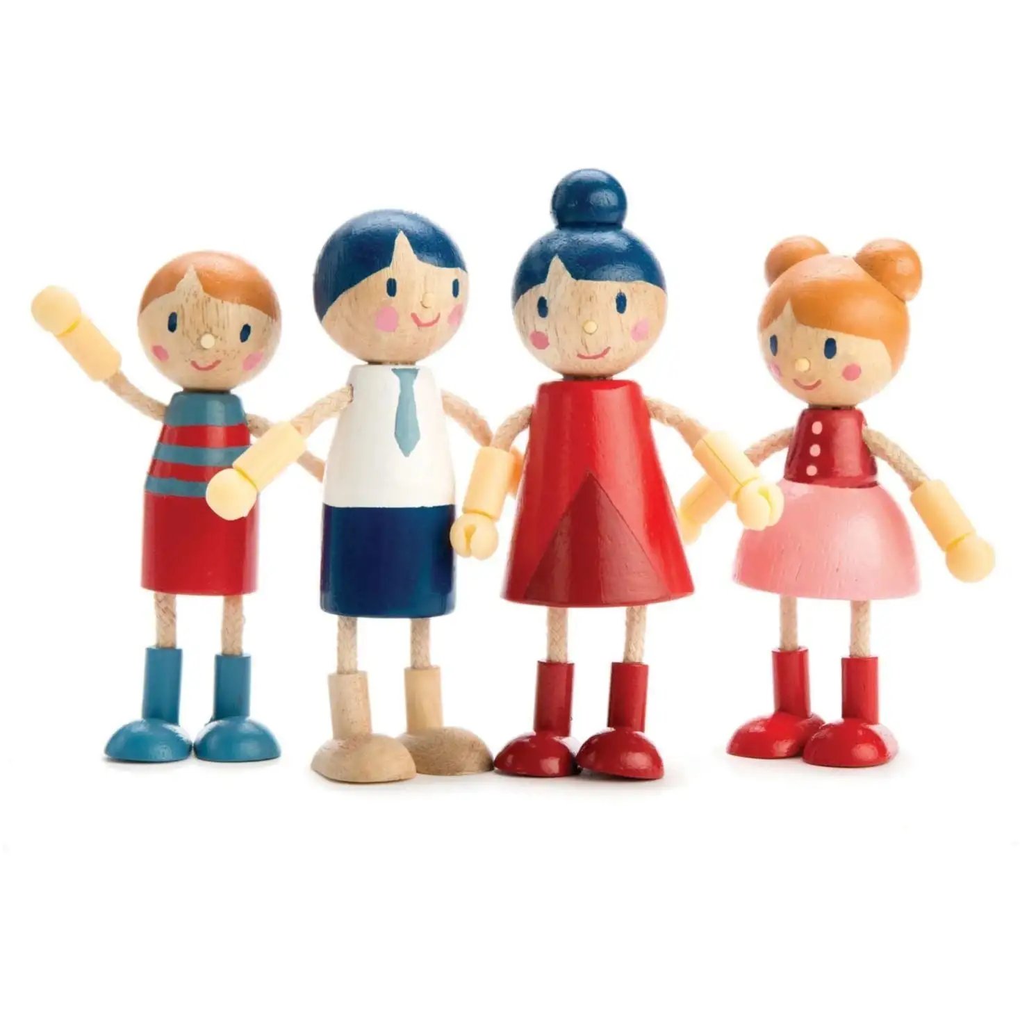 Іграшка з дерева Набір фігурок Doll Family 3+