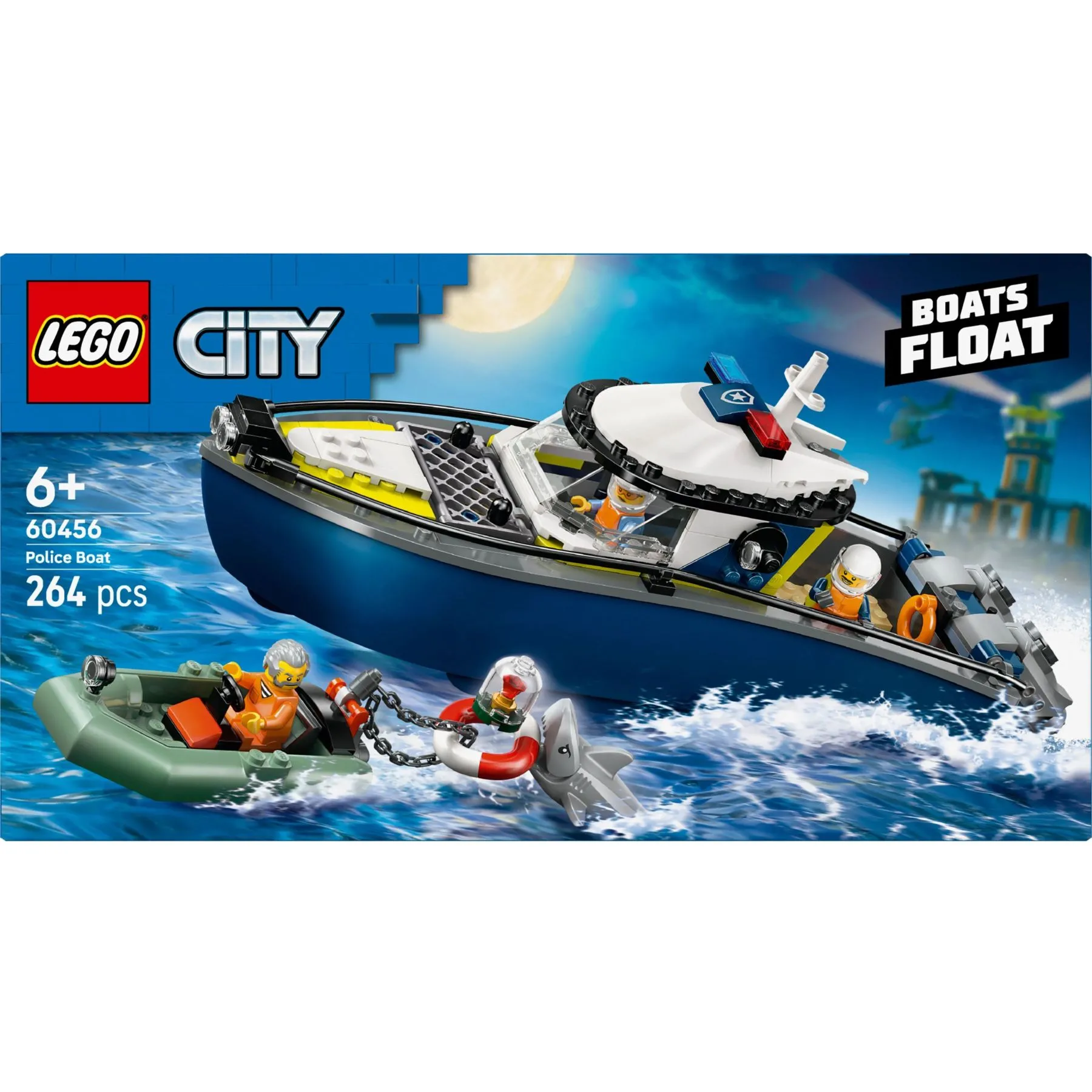 Конструктор Переслідування на поліцейському катері LEGO City