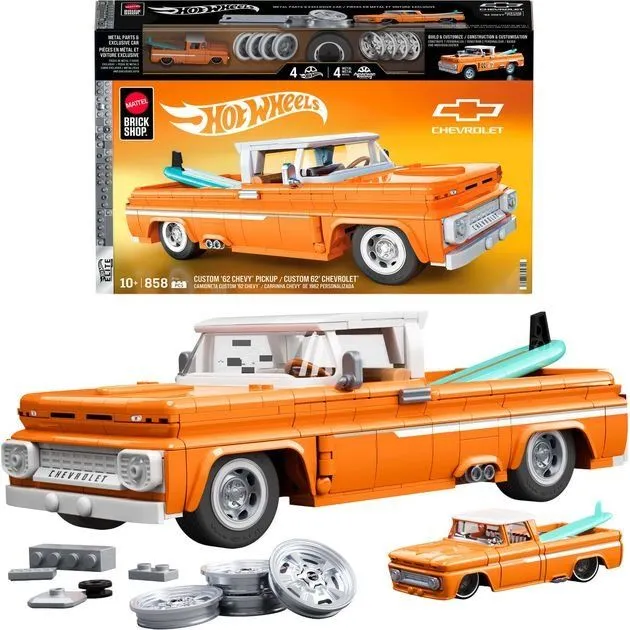 Колекційна машинка-конструктор "Chevy" серії "Elite" Mattel Brick Shop