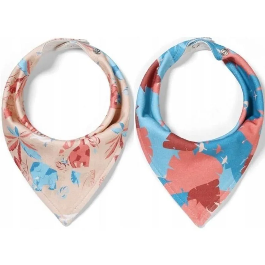 Нагрудник-хустинка &quot;Джунгі&quot; 2 шт. (42 см x 21 см) /&quot;Babyono&quot;