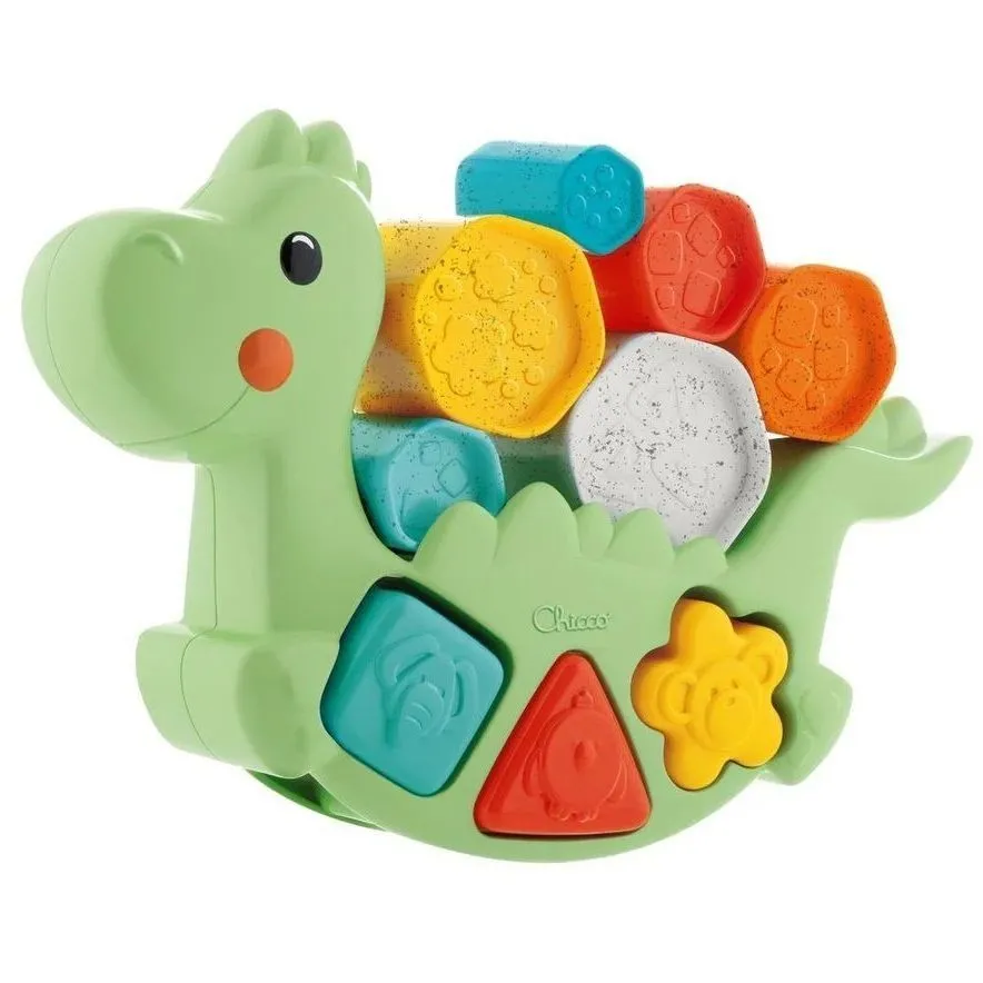 Іграшка-сортер 2 в 1 Chicco Eco+ &quot;Балансуючий динозавр&quot;