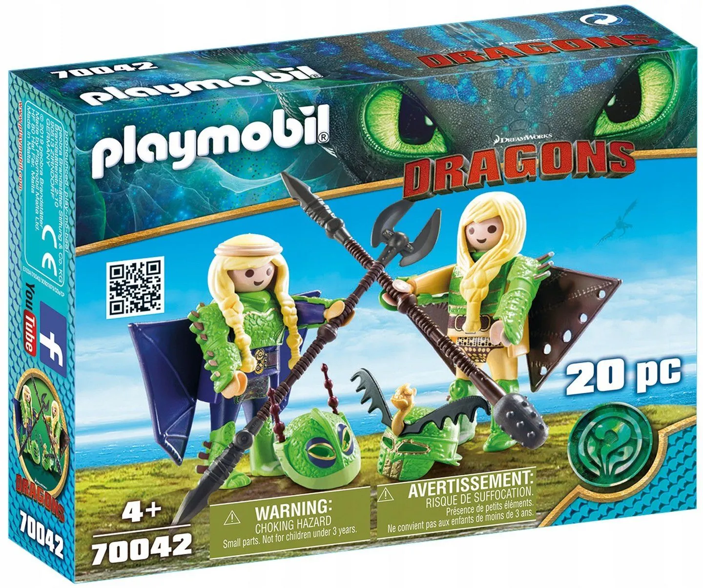 Твердюх I Впертюх PM ДРАКОНИ Playmobil