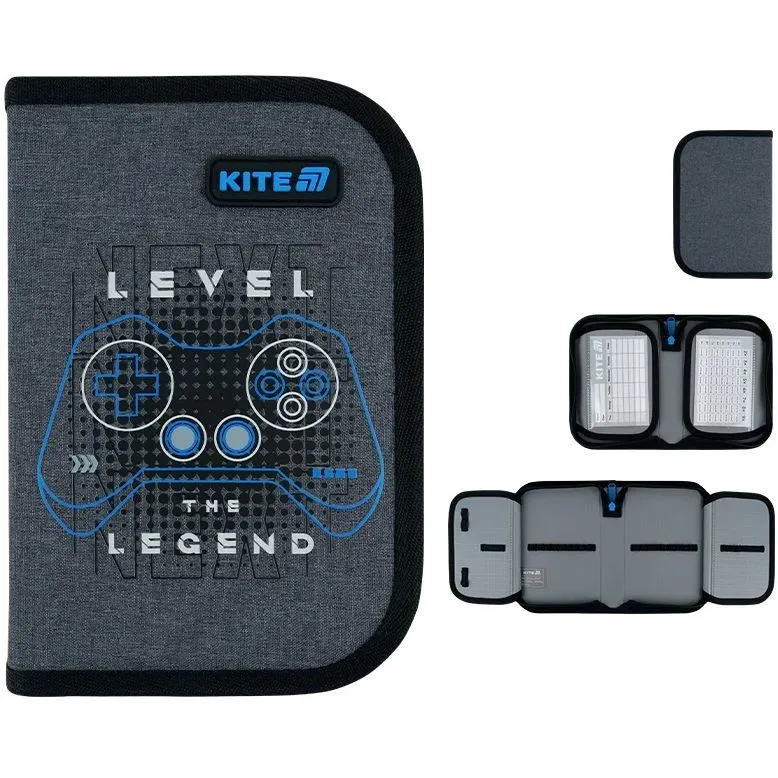 Пенал Kite 1 від., 2 відв., без наповнення 622 Level UP