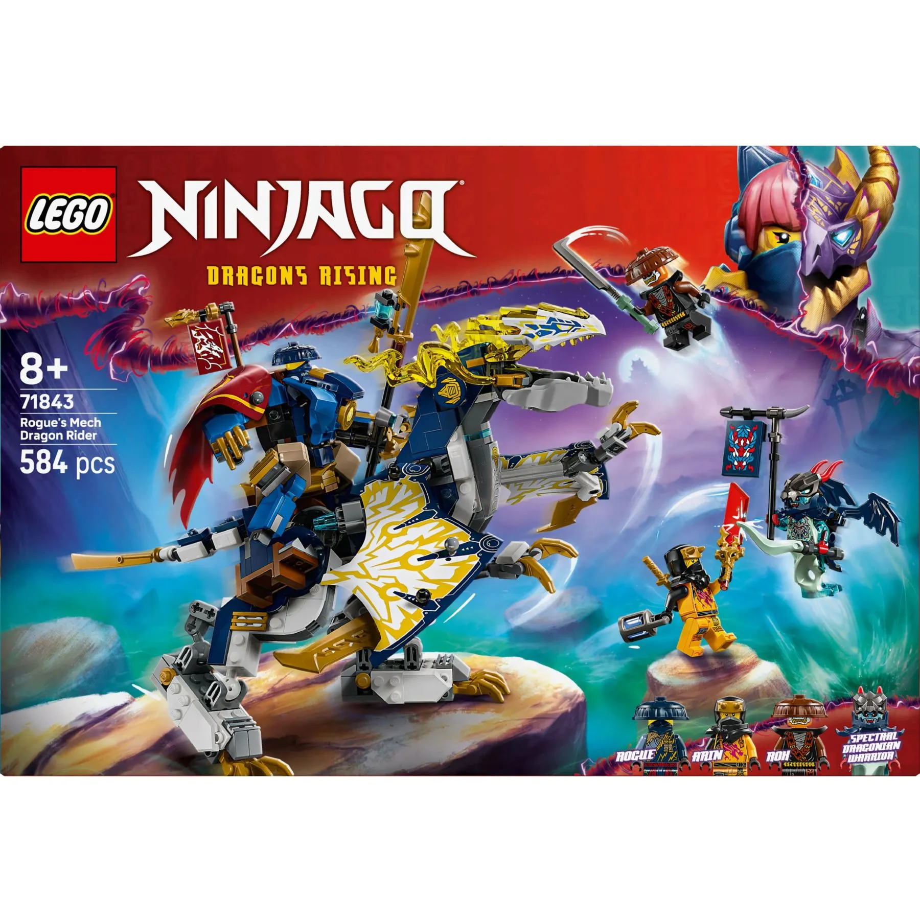 Конструктор Розбійник: Робот-вершник на драконі LEGO NINJAGO