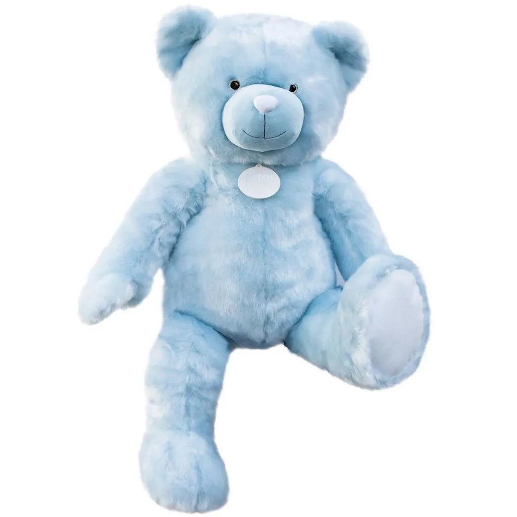 Колекційна м'яка іграшка DouDou  Ведмедик блакитний , 120см, DC3463