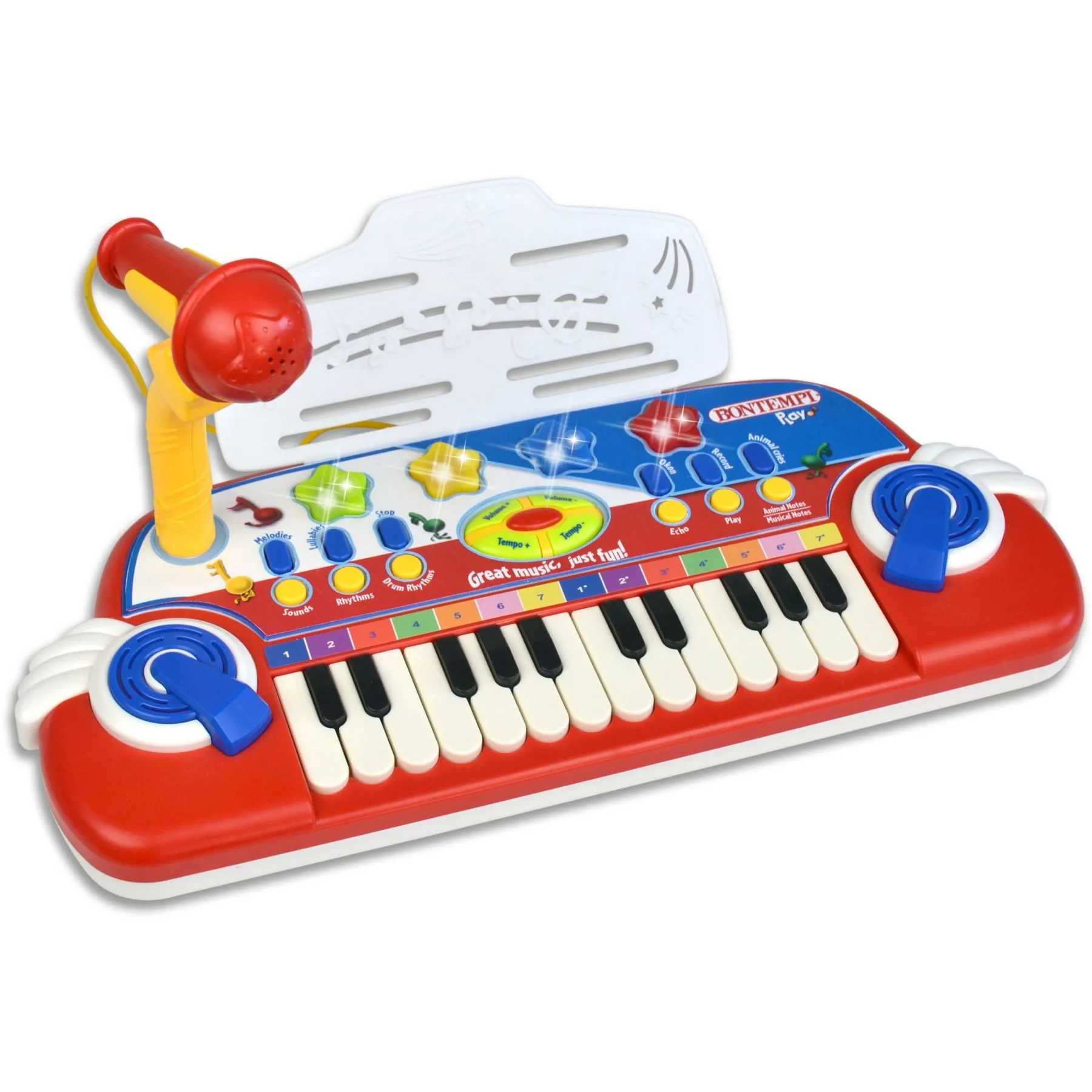 24 клавішна клавіатура з мікрофоном для караоке