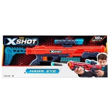 X-Shot Red Швидкострільний бластер EXCEL Hawk Eye (16 патронів), 36435R