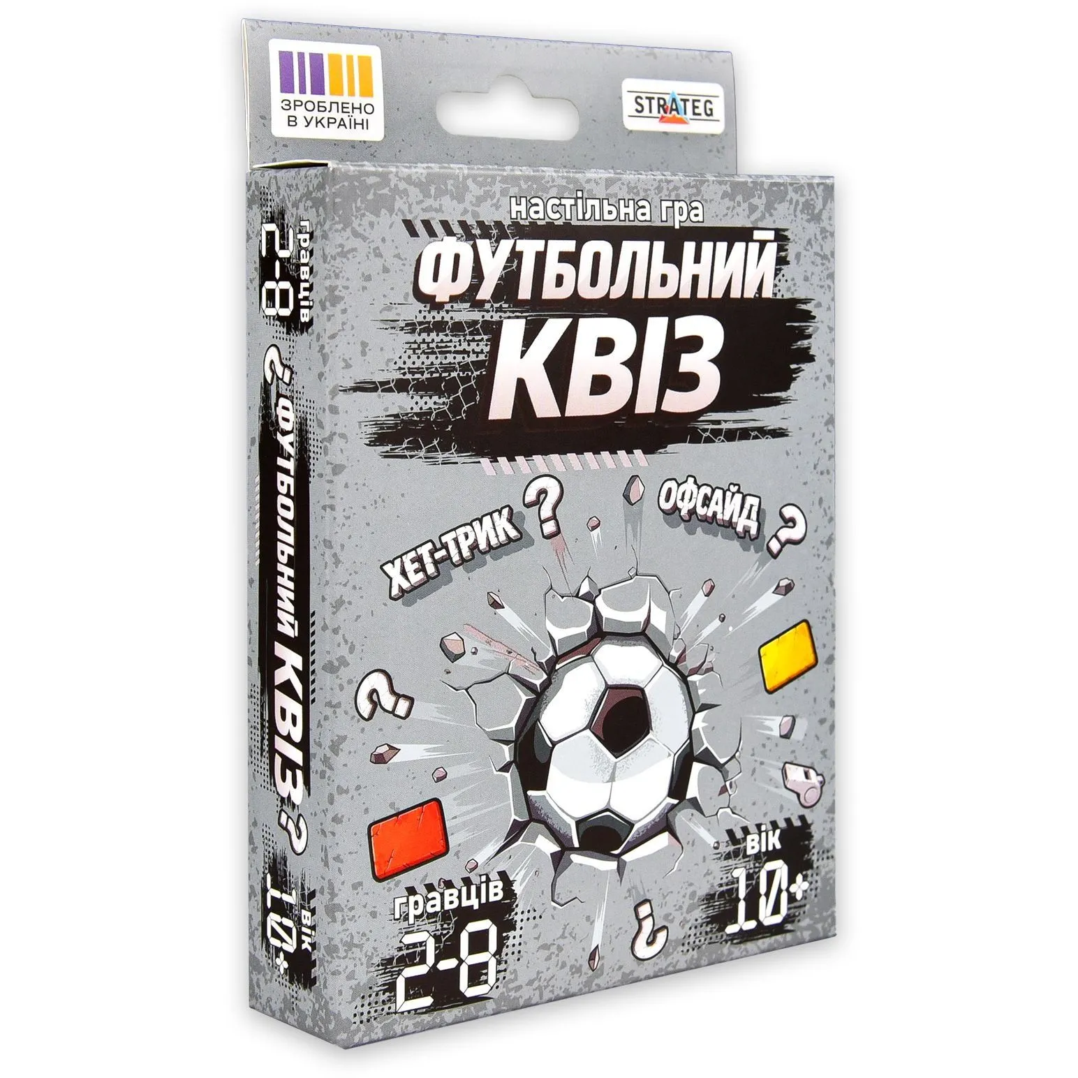 Настільна гра Strateg Футбольний Квіз (31205)