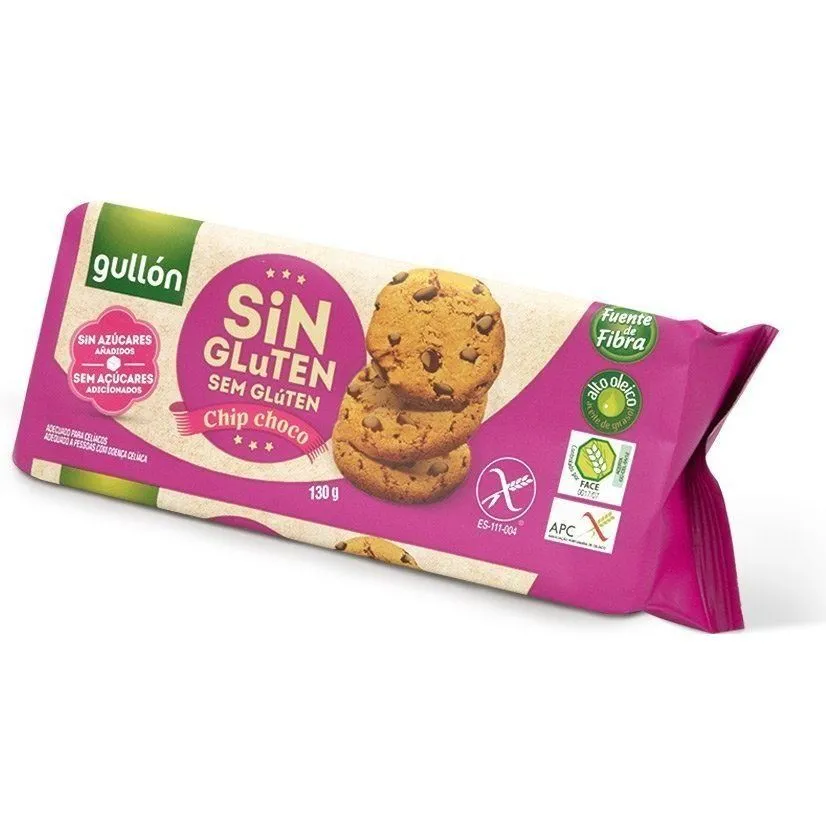 Печиво Gullon &quot;ChipChoco&quot; без глютену, 130 г