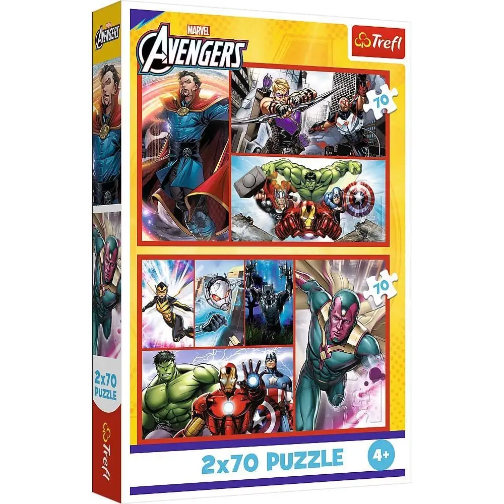 44394 Trefl Пазли "2x70" The Avengers Стати героєм