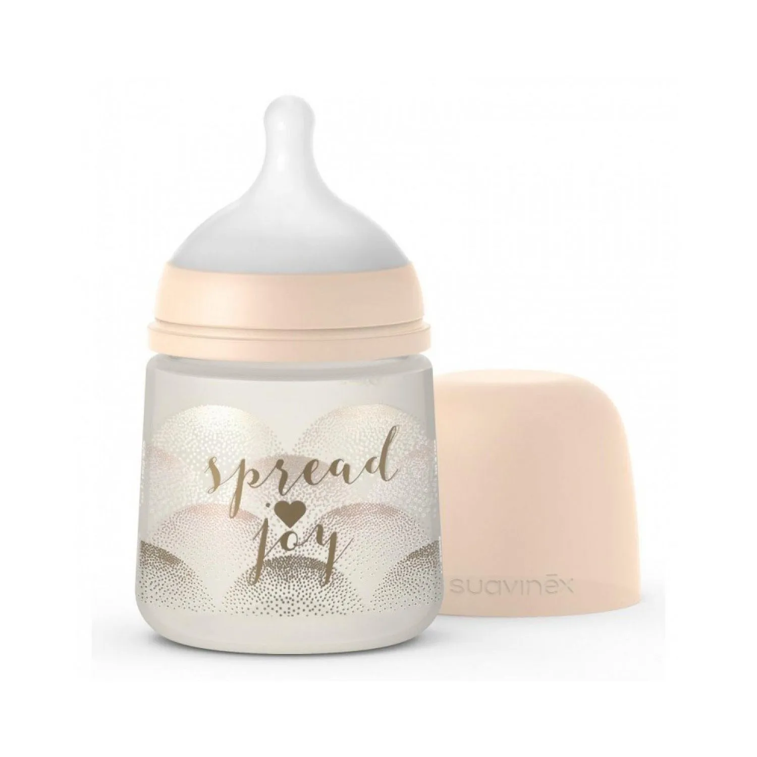 Пляшечка &quot;Чарівні історії&quot; 150 мл (фізіологічна соска, повільний потік), золоте сердце