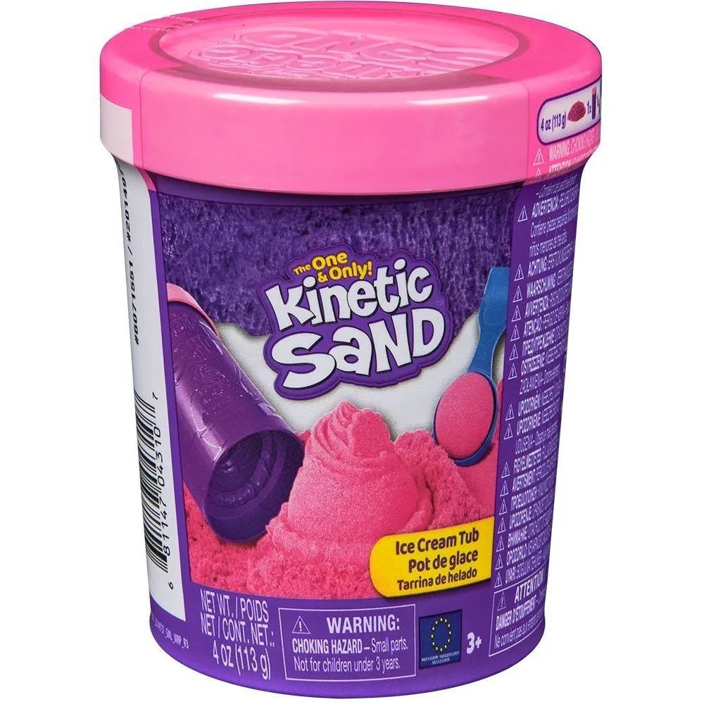 Набір піску для творчості - KINETIC SAND ВІДЕРЦЕ МОРОЗИВА (в асорт., 113 g)