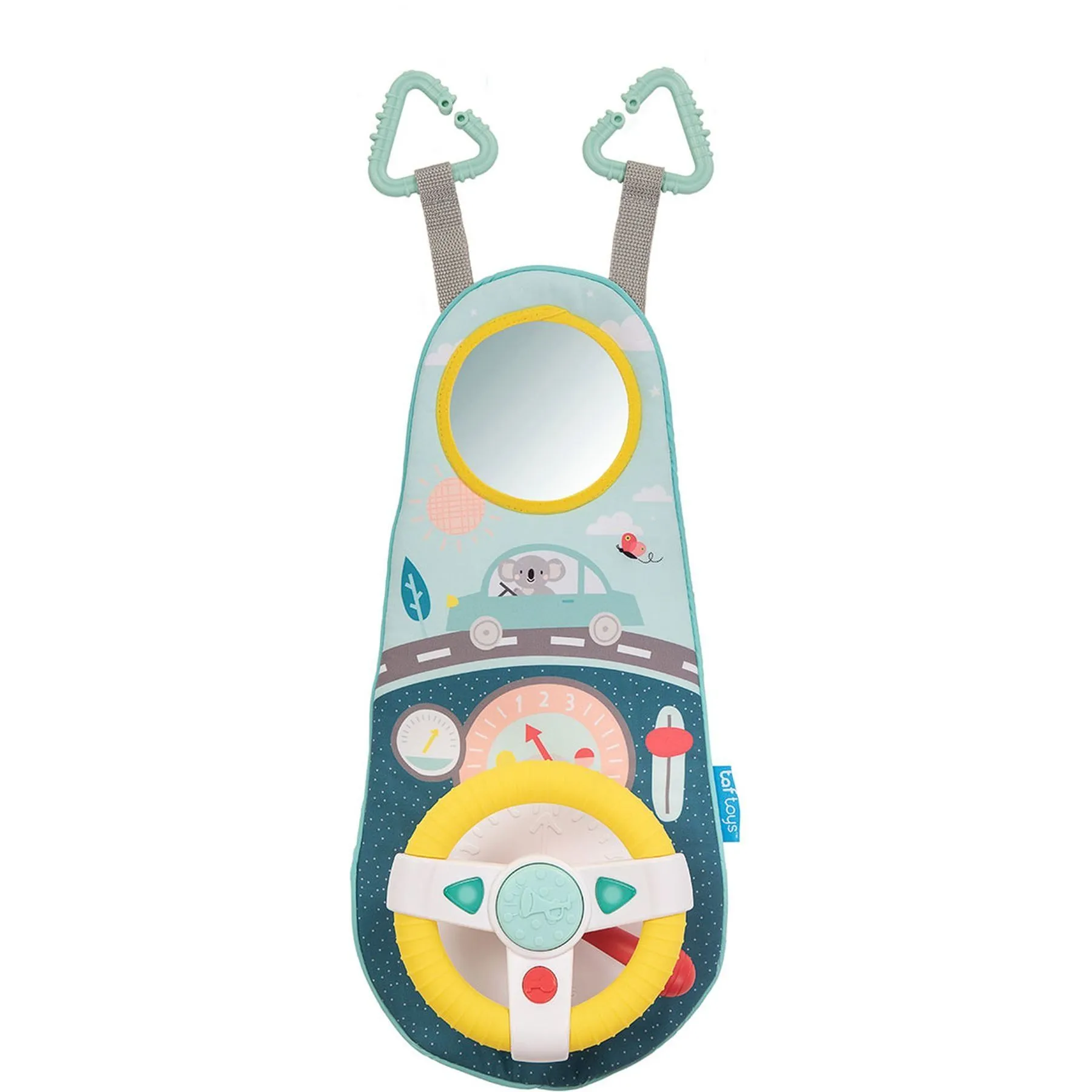 Розвиваючий центр для автомобіля колекції &quot;Мрійливі коали&quot; - За кермом (звук, світло)