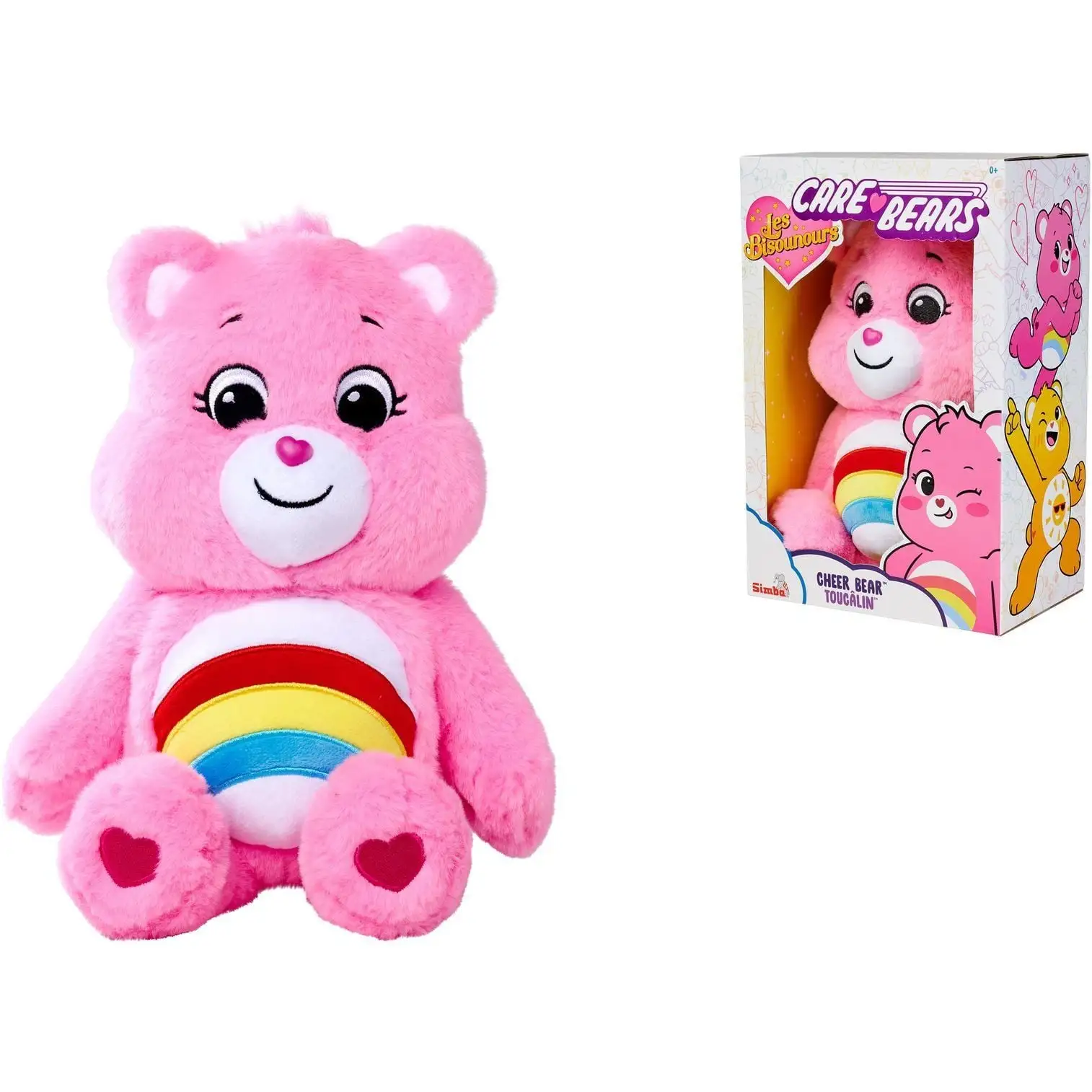 М'яка іграшка ведмідь "Care Bears. Рожевий", 35 см, 0 міс+