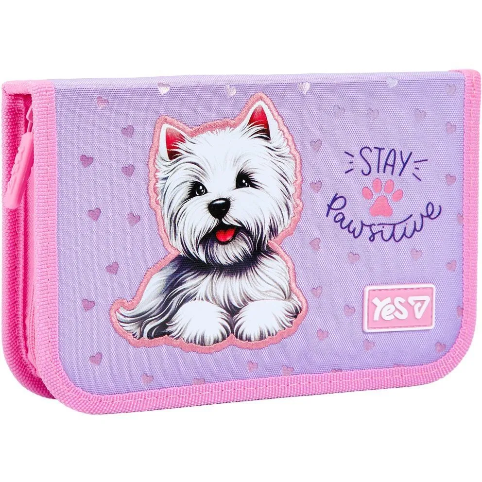 Пенал твердий Yes одинарний без клапана HP-02 Pawesome