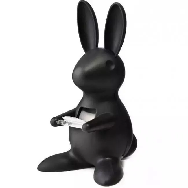 Диспенсер для скотча Desk Bunny Qualy Чорний