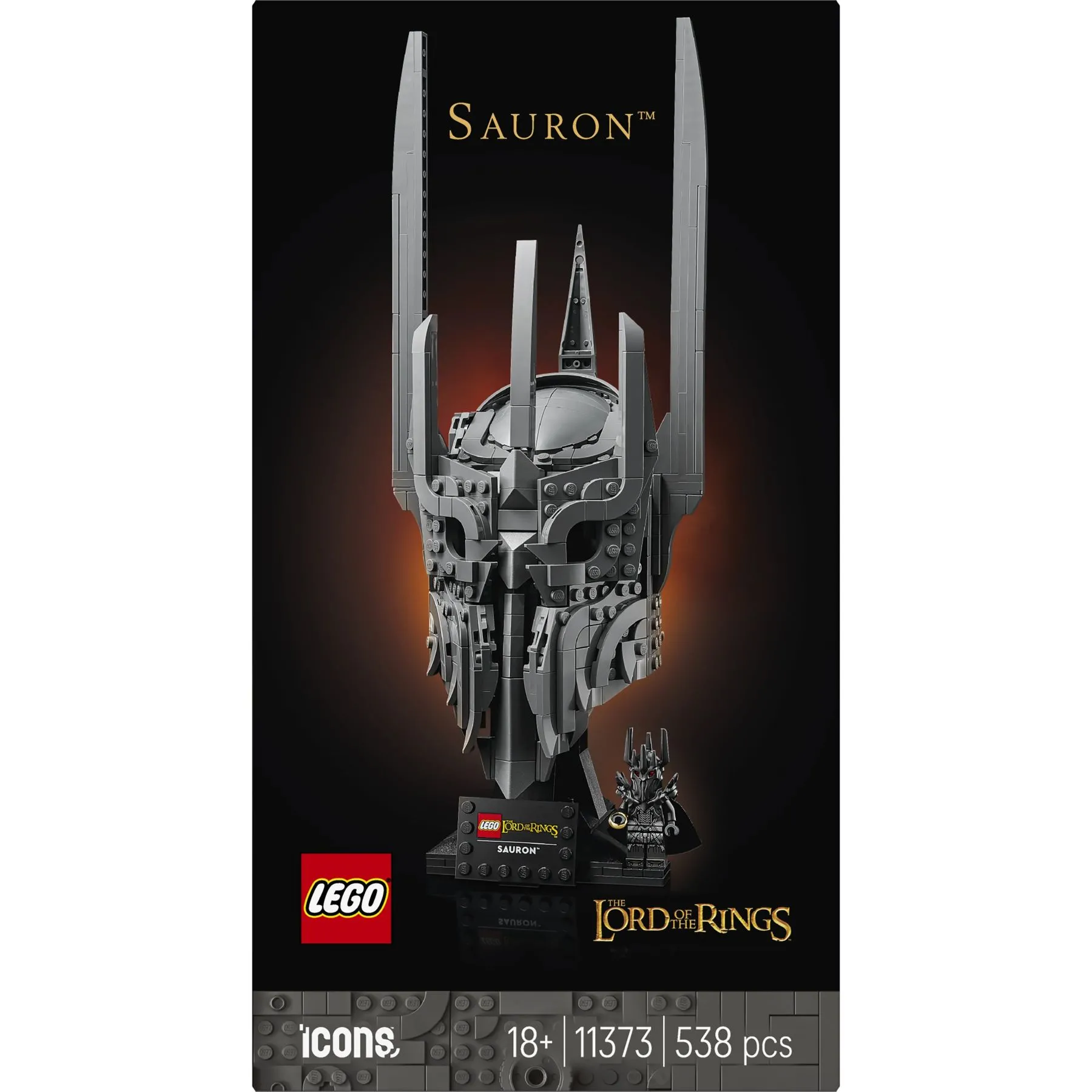 Конструктор Володар перснів: шолом Саурона LEGO Icons