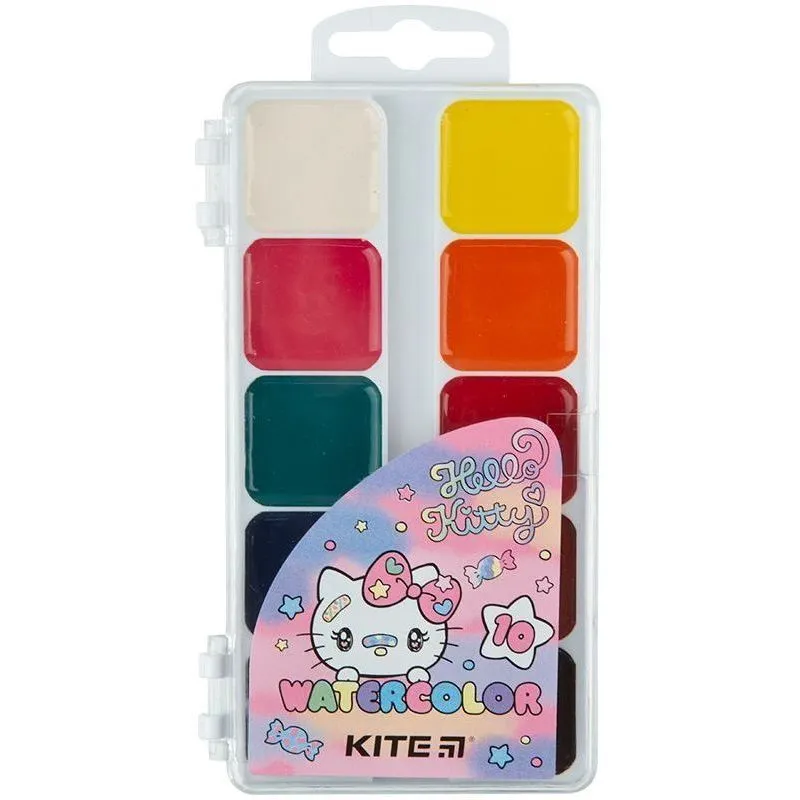 Фарби акварельні, 10 кол. HK