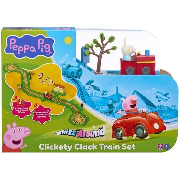 Ігровий набір з фігурками "Залізна дорога" ТМ Peppa Pig