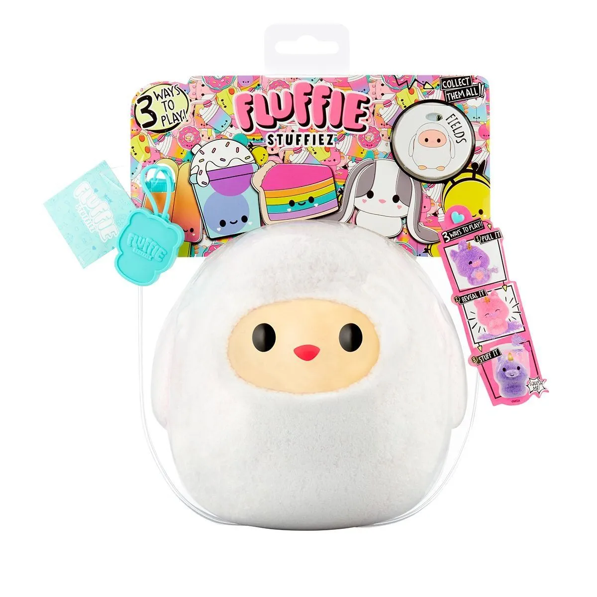 Мяка іграшка-антистрес FLUFFIE STUFFIEZ серії "Small Plush"  ОВЕЧКА