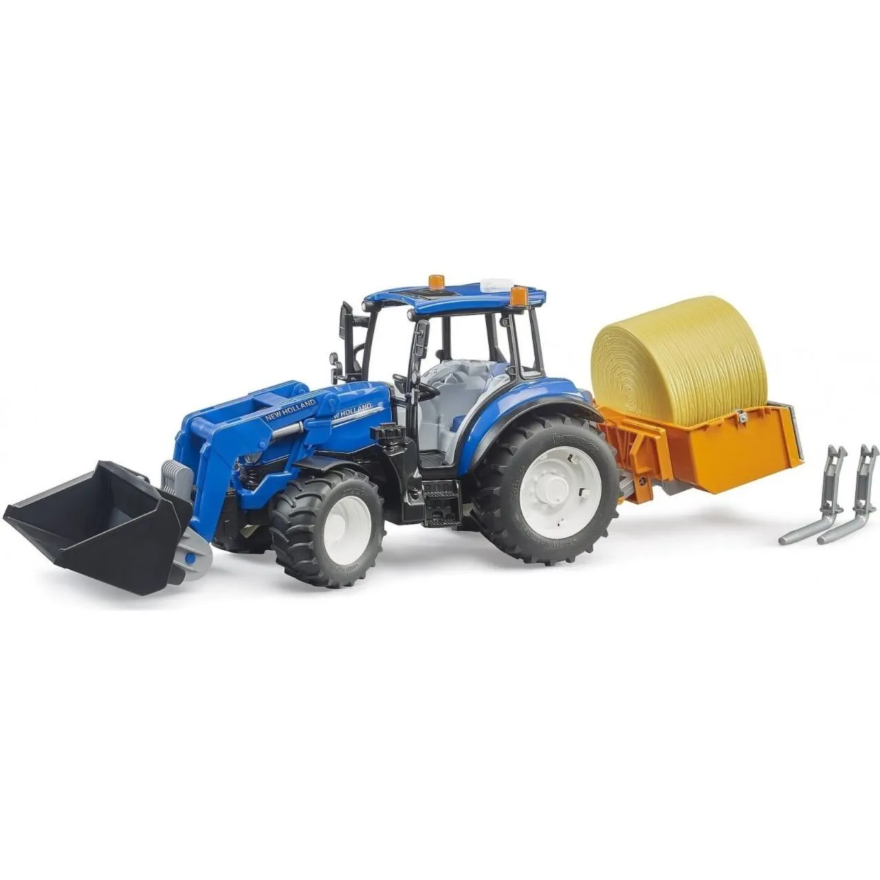 Набір іграшковий. Трактор New Holland T5.121з переднім навантажувачем та аксесуарами