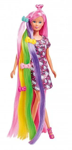 Лялька Штеффі Hello Kitty " Райдужна зачіска" з аксес., 3+