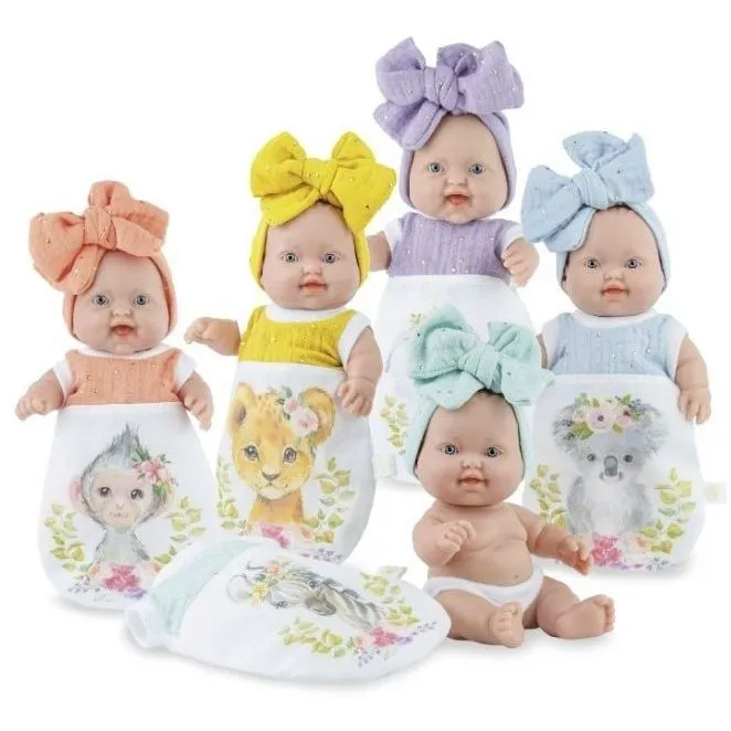 Пупс-міні Нана із бантом-пов'язкою в ассортименті у дісплеї, 20см, арт.304