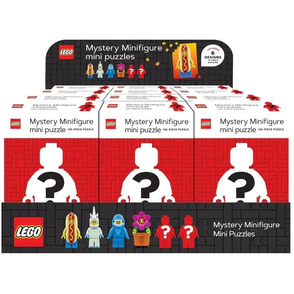 LEGO^ Пазли Mystery Minifigure, 6x2 пазли RED