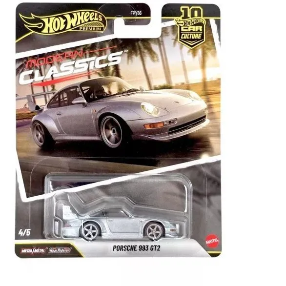 Колекційна модель машинки Porsche 993 GT2 серії "Car Culture" Hot Wheels