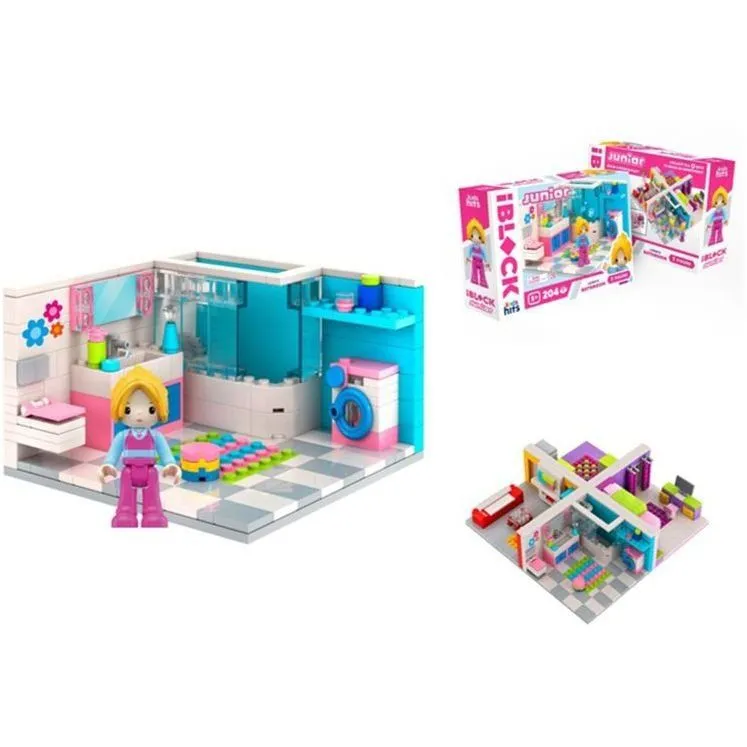 Іграшка конструктор Kids hits IBLOCK JUNIOR арт. KH08/001/3, 204 дет, у короб. 24*16*6 см.