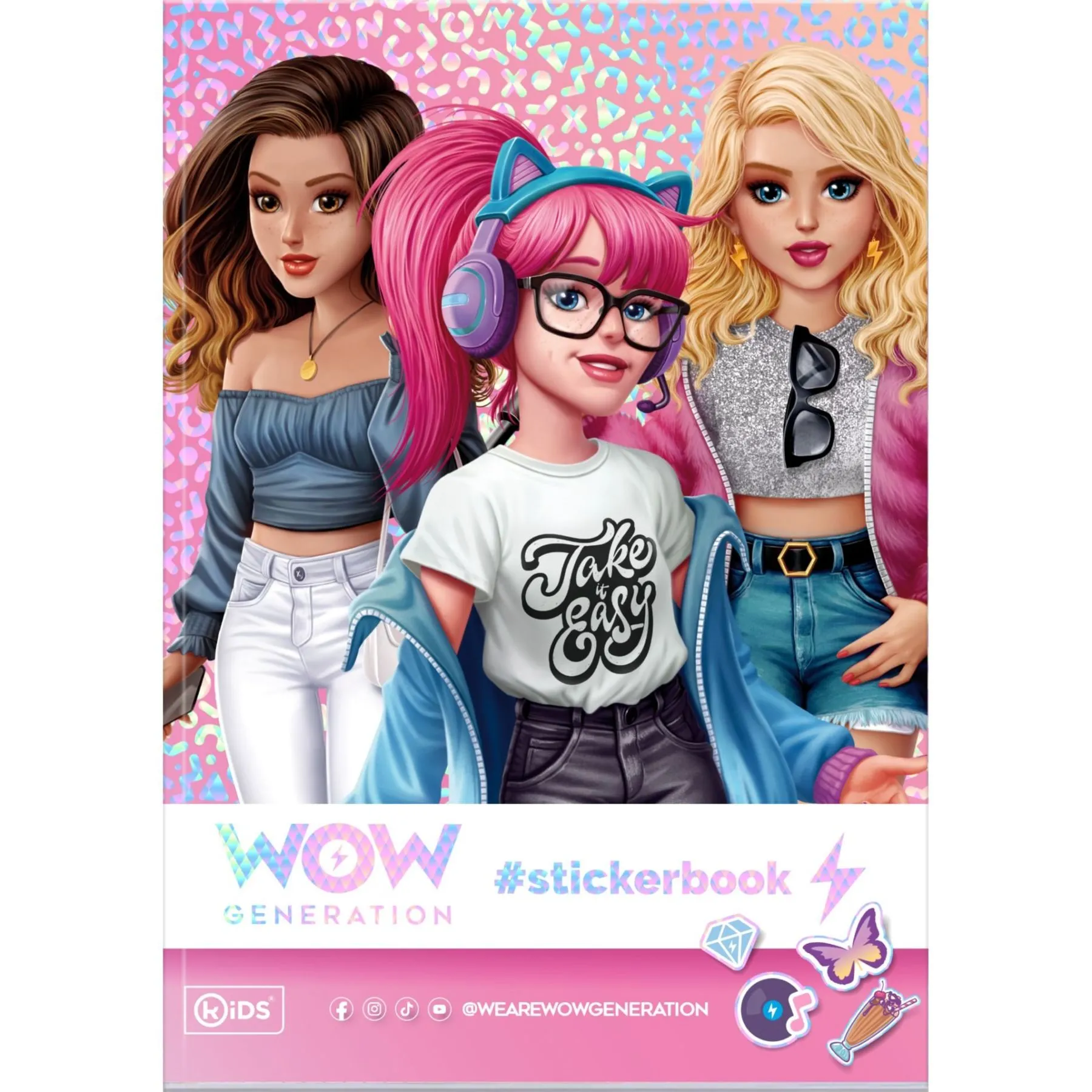 КНИГА ЗІ СТІКЕРАМИ WOW GENERATION