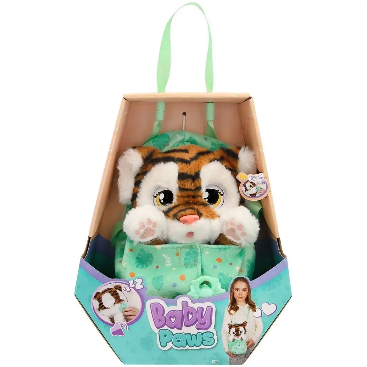 Інтерактивна іграшка BABY PAWS W3  ТИГРЕНЯ (з аксес.)