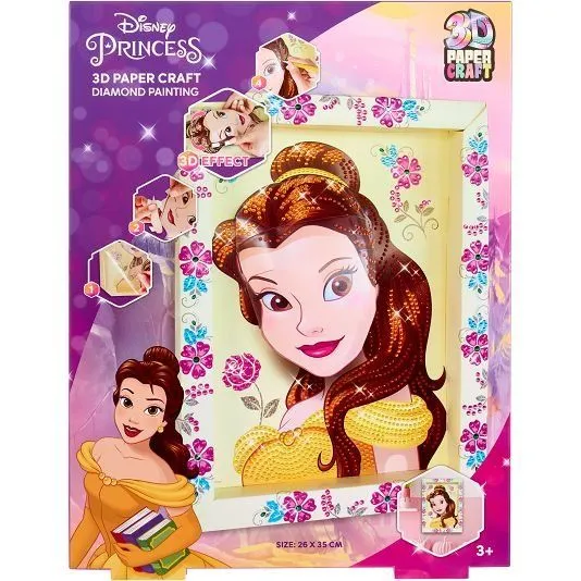 Набір Мозаїка алмазна 3DP в рамці Disney Princess в асортименті