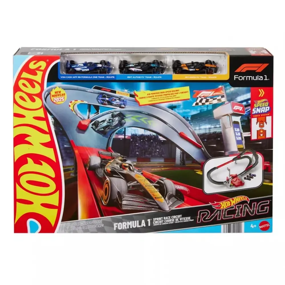 Набір "Траса для перегонів Формули 1" Hot Wheels