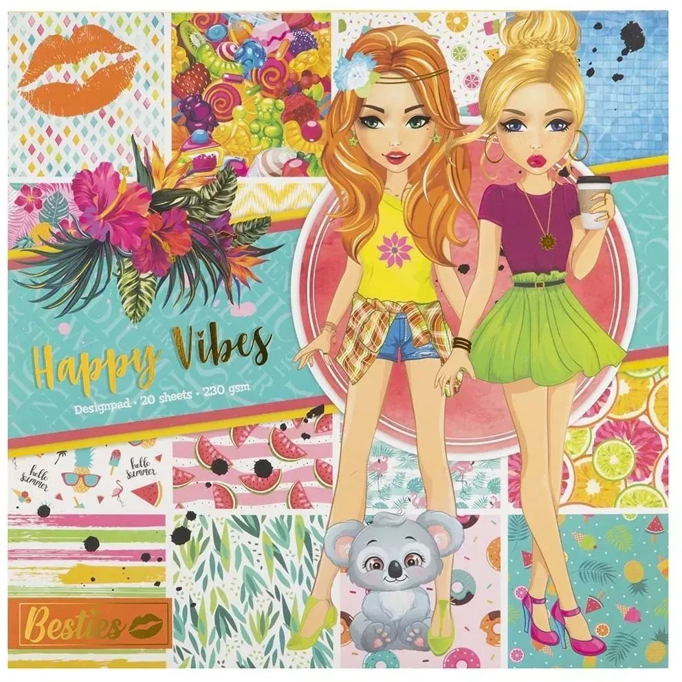 Besties Блокнот для дизайну [Happy Vibesk/ Бестіс Блокнот для дизайну [Хеппі Вайбсk