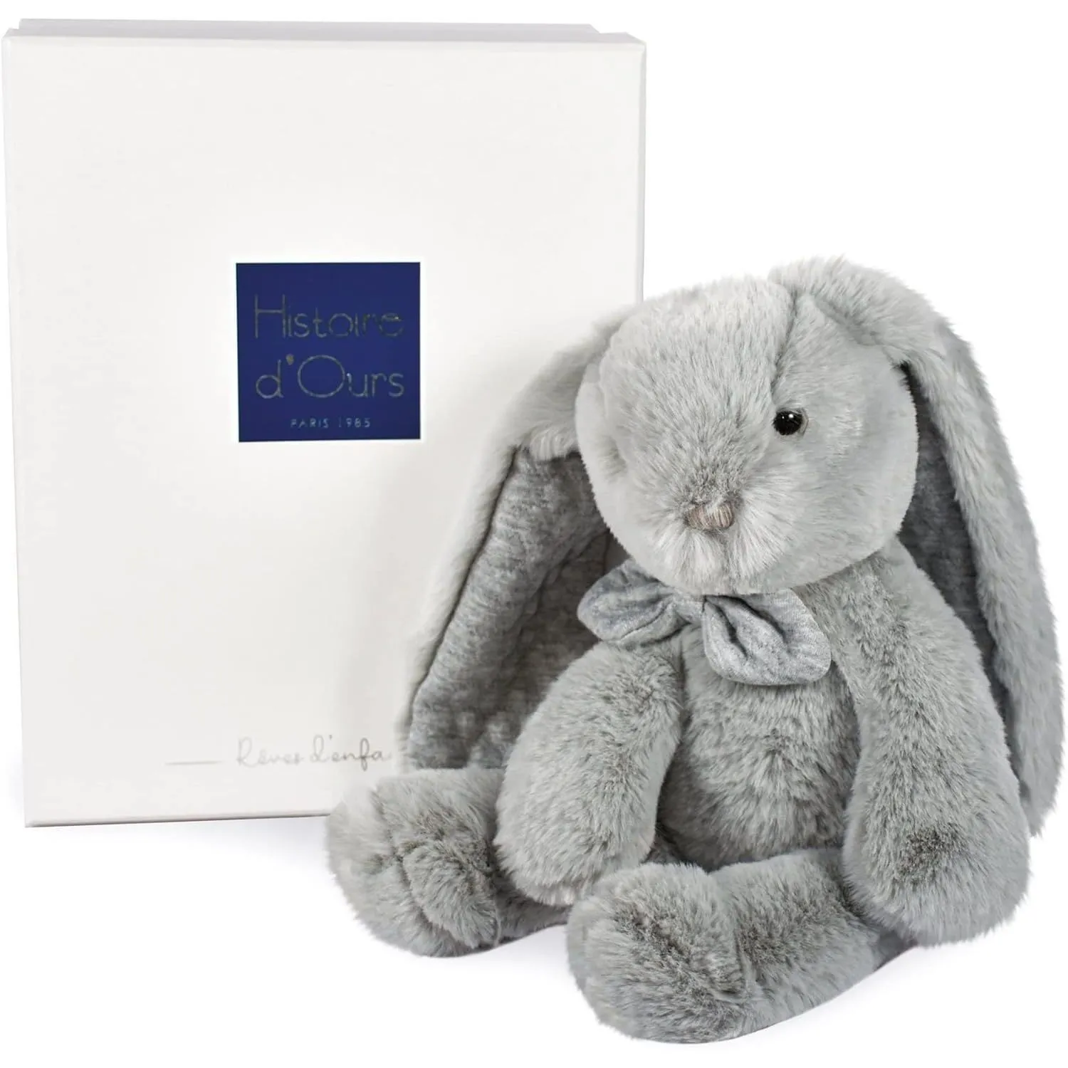 М&#039;яка іграшка Зайчик PREPPY CHIC 30 см, сірий, арт. HO3138