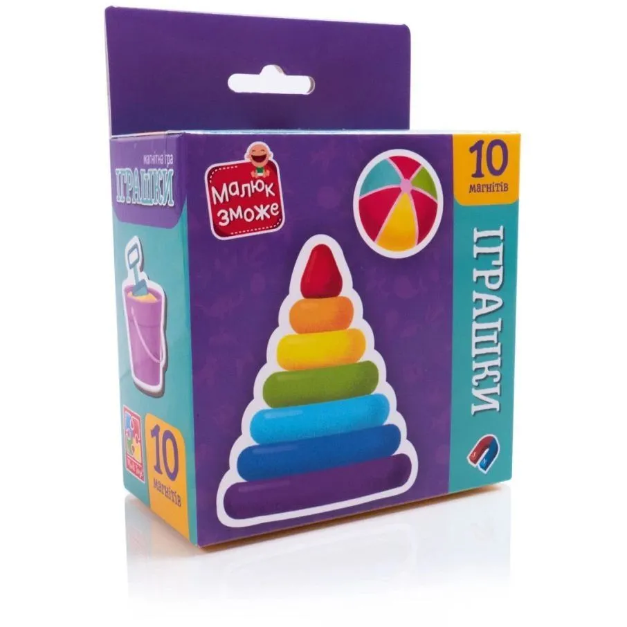 Гра розвиваюча Vladi Toys набір магнітів. "Іграшки" VT3106-33