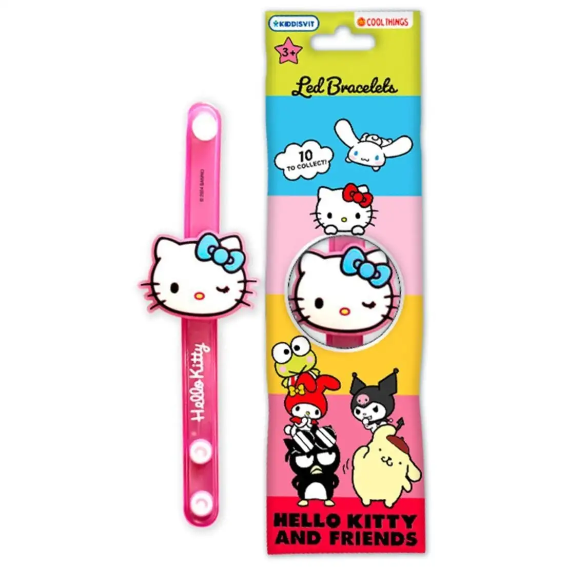 Колекційний LED-браслет COOL THINGS серії "Hello Kitty" - ХЕЛОУ КІТТІ Й ДРУЗІ